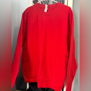 PACK OF 2-Red Long Sleeve Crewneck Sweatshirt